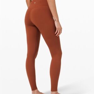 Lululemon Dark Terracotta Align Leggings